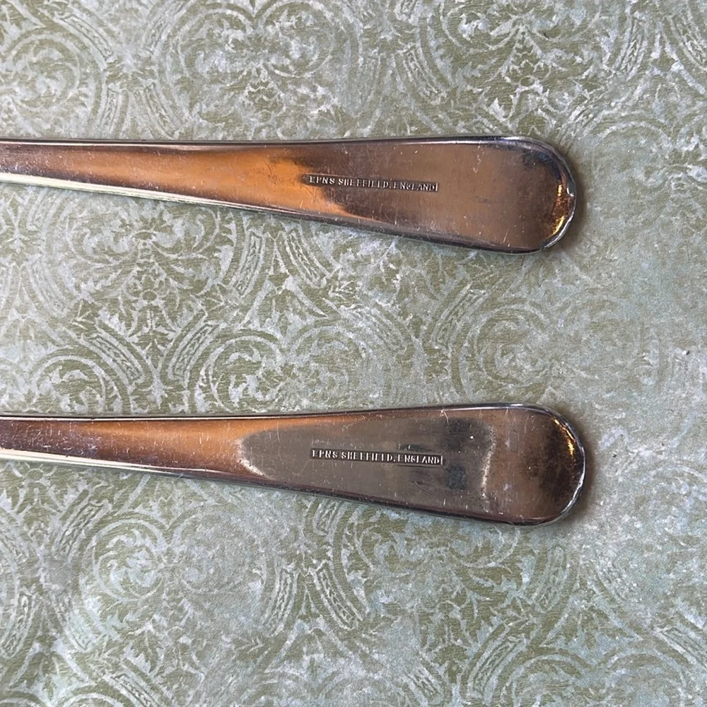 EPNS Sheffield England Salad Server Set